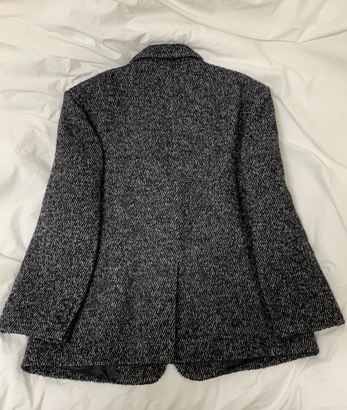 리본빛 칼마 헤링본 울 자켓 상품이미지6