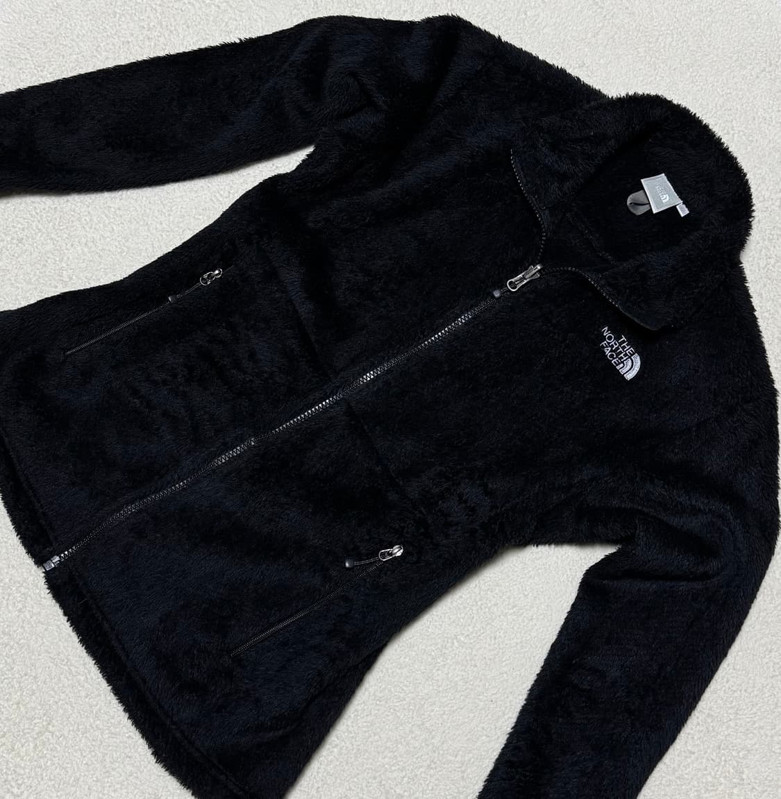노스페이스 블랙 뽀실이 쉐르파 집업 상품이미지3