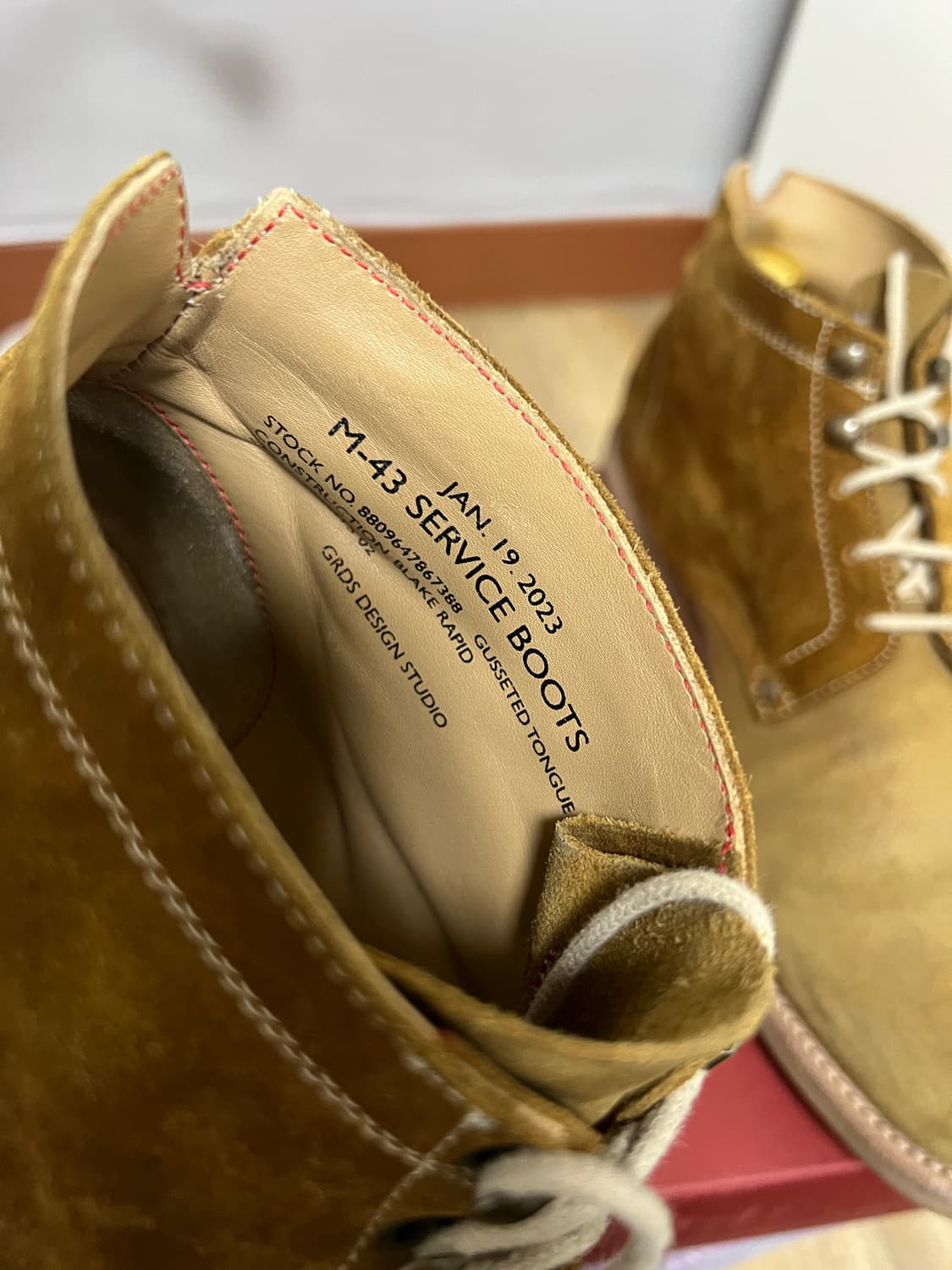 택포29) 그라더스 grds 부츠02 올리브 드랩 265 상품이미지5