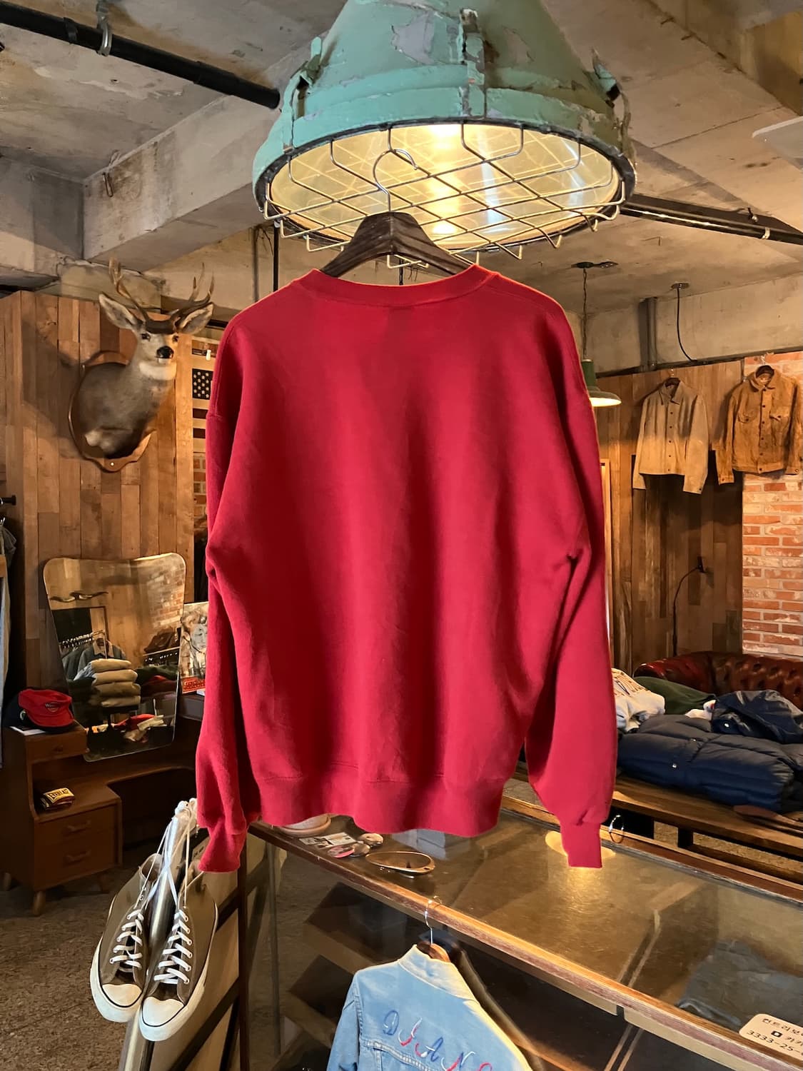 90s USA 빈티지 러셀 플레인 스웻 셔츠 맨투맨 상품이미지3