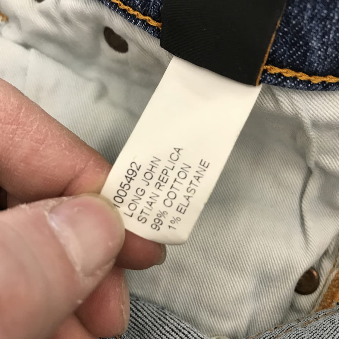 누디진 타이트롱존 스티안 레플리카 청바지 [31인치] 상품이미지7