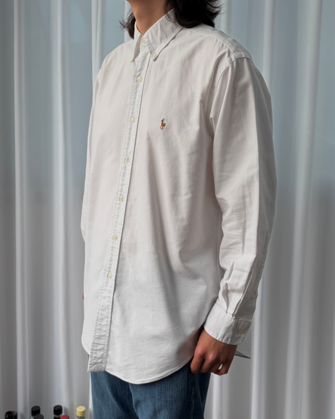 [L]폴로 랄프로렌 야머스핏 화이트 셔츠 상품이미지1