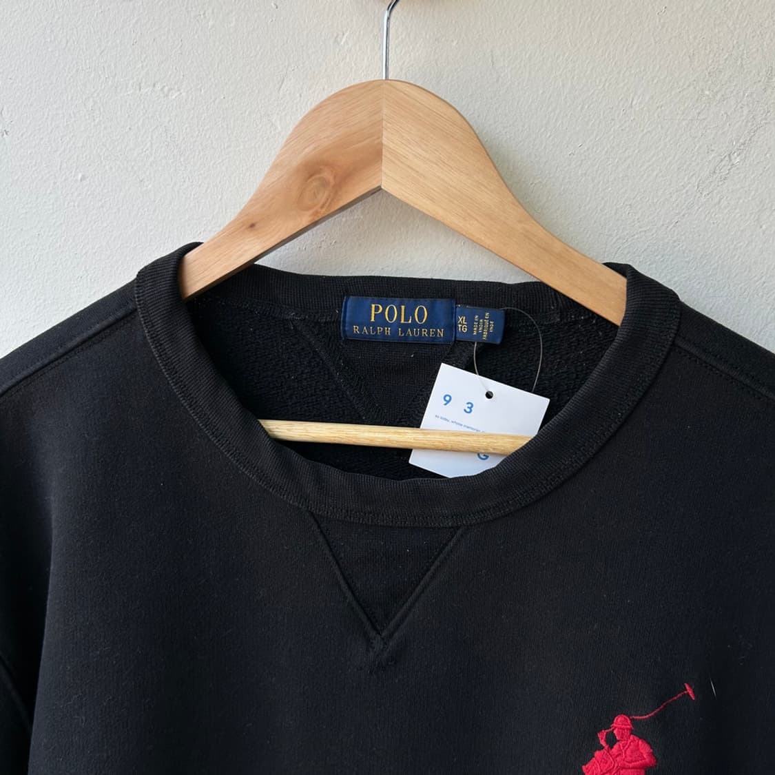 16811 - 폴로 랄프로렌 블랙 빅포니 맨투맨 상품이미지3