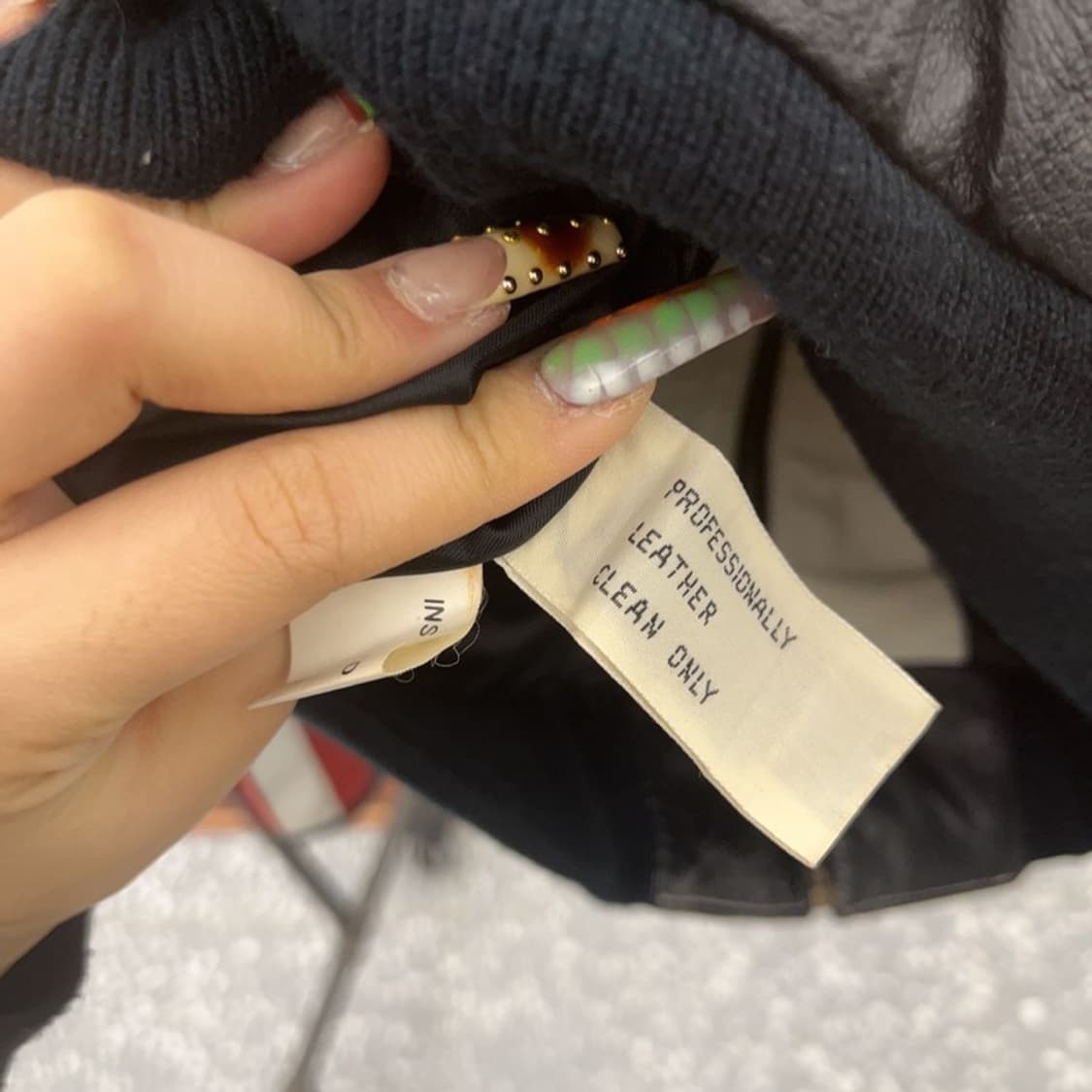 플래그2 빈티지 스트릿 힙합 성조기 가죽자켓 L C09511 상품이미지6