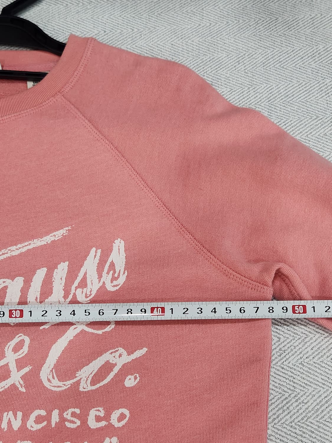 [S] 리바이스 핑크 나그랑 맨투맨 여성 S사이즈 상품이미지7