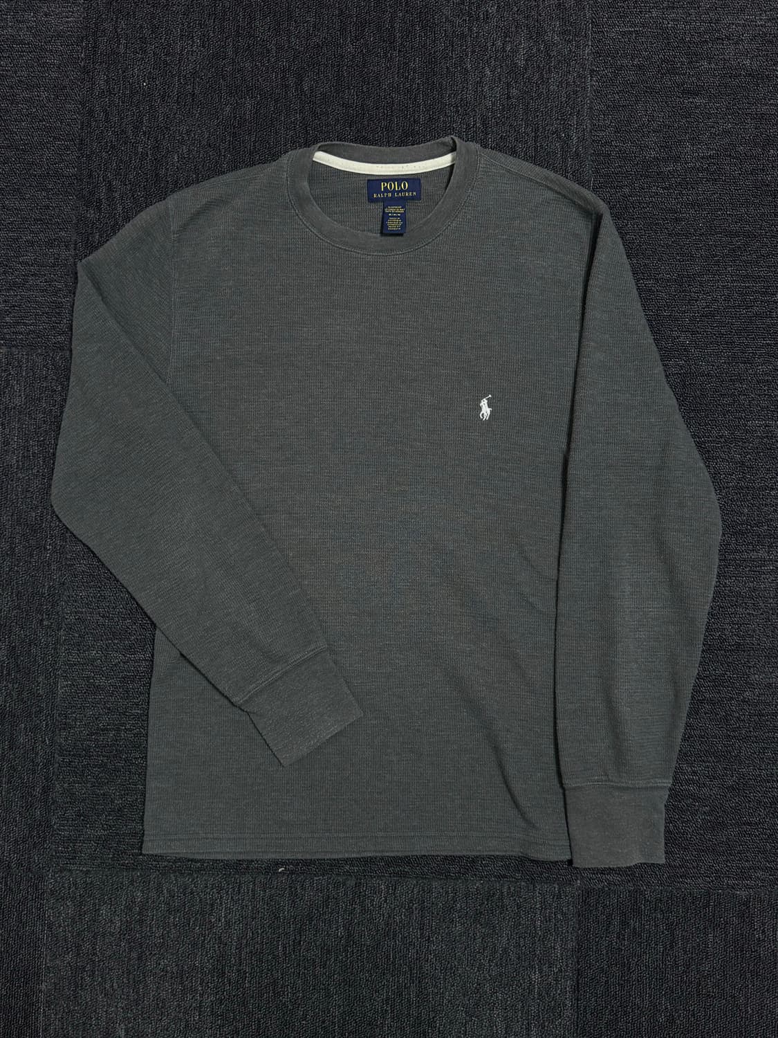 폴로 와플 롱슬리브 상품이미지3