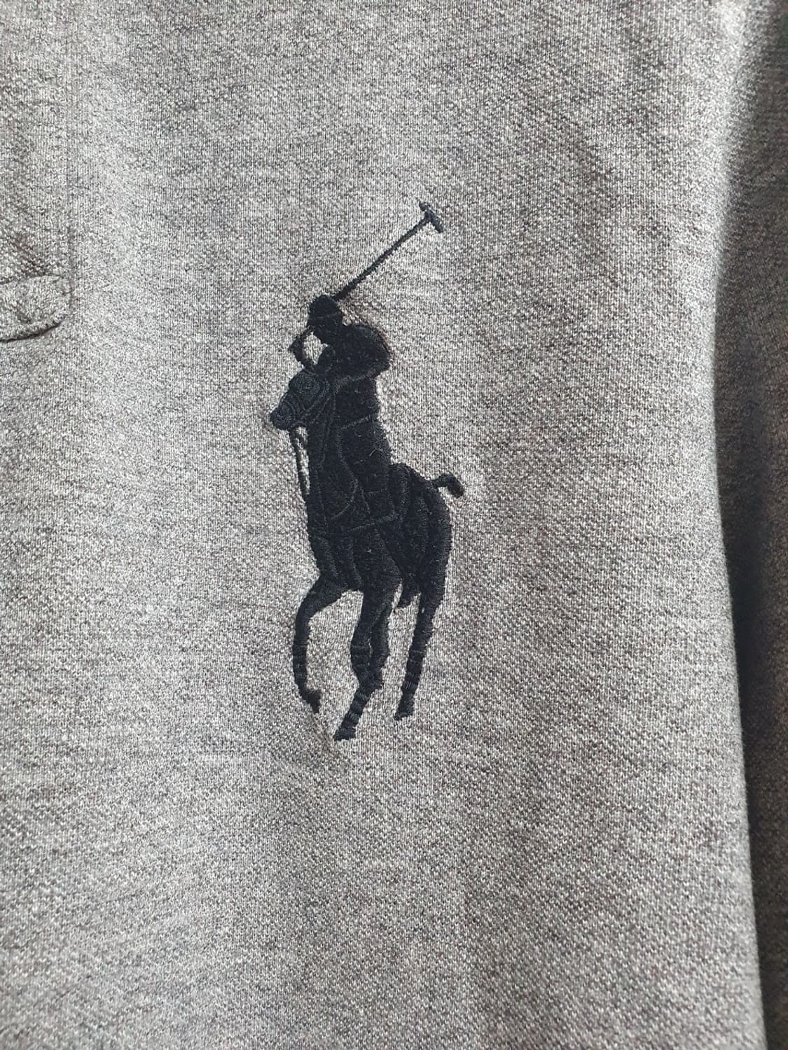 폴로랄프로렌 빅포니 긴팔 카라티 그레이 블랙 포니 M 상품이미지4