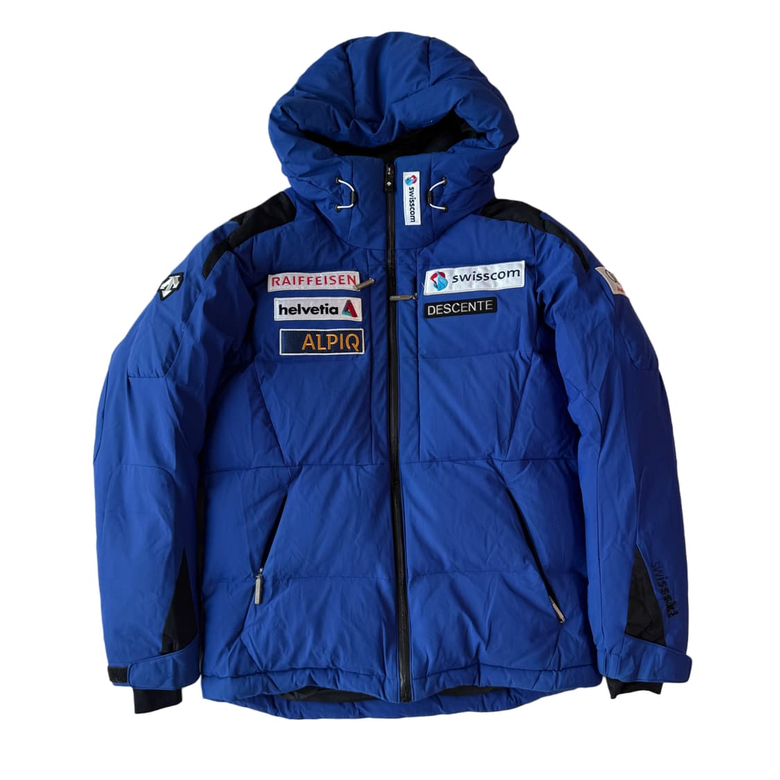 2+1) 데상트 스키 구스다운 패딩 블루 아우디 M 상품이미지1