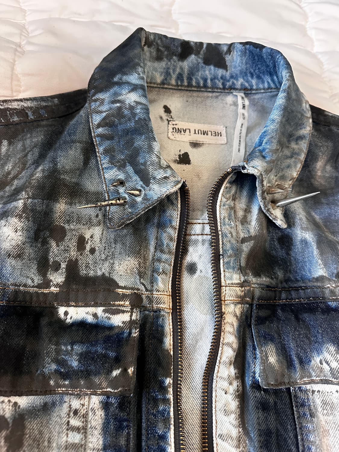 Helmut Lang by Shayne Oliver 펑크커스텀 데님자켓 상품이미지2