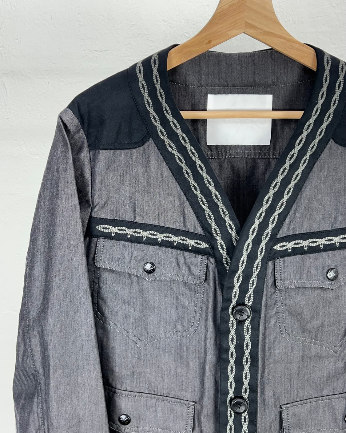 화이트 마운티니어링 12ss 웨스턴 밀리 유틸포켓 스티치 자켓 상품이미지2