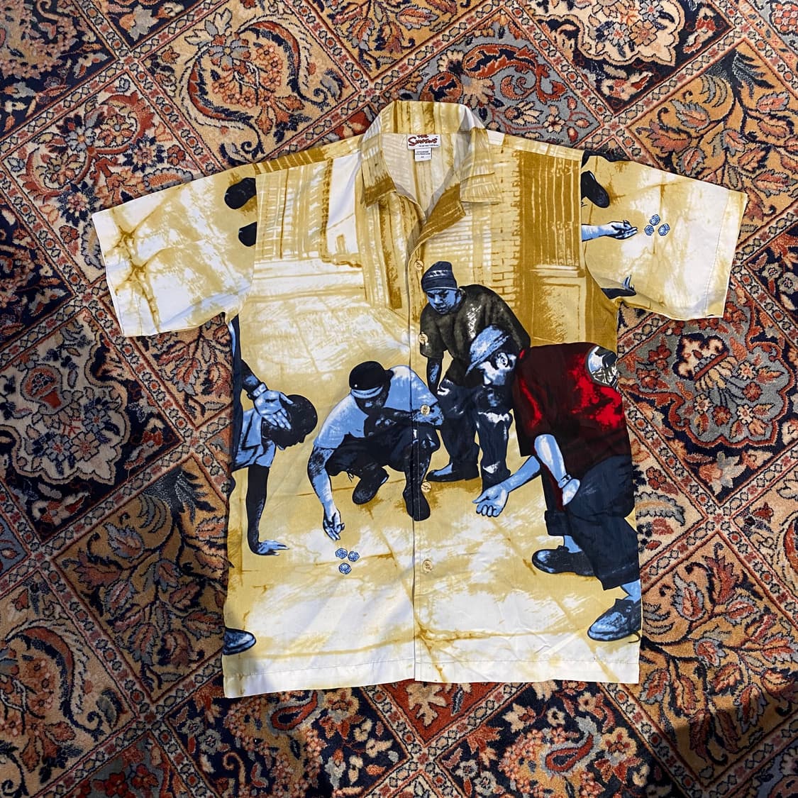 🌊the simpsons full-print opencollar 셔츠 상품이미지1