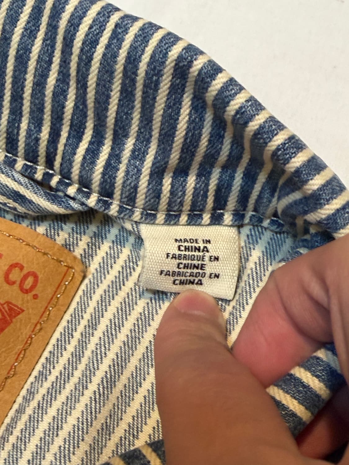 리바이스 워크웨어 썬라이즈 히코리 트러커자켓 청자켓 상품이미지5