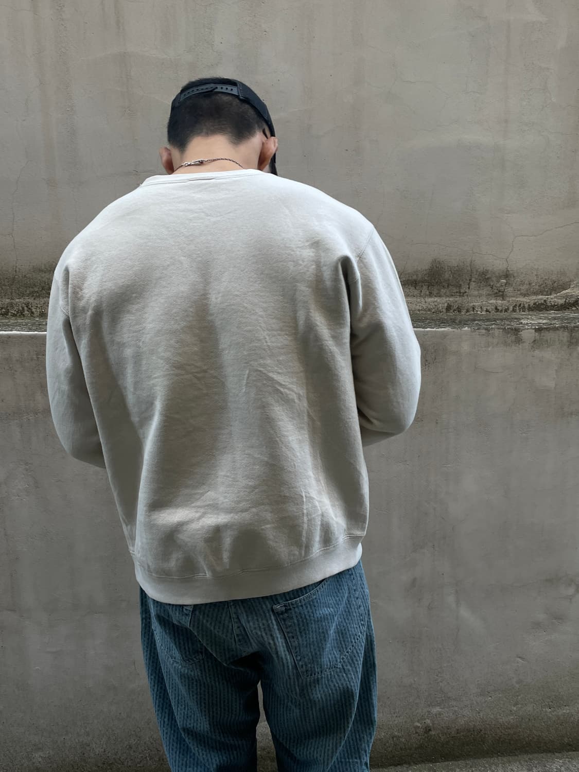 USA Made)90s Nike oatmeal sweatshrt 상품이미지7