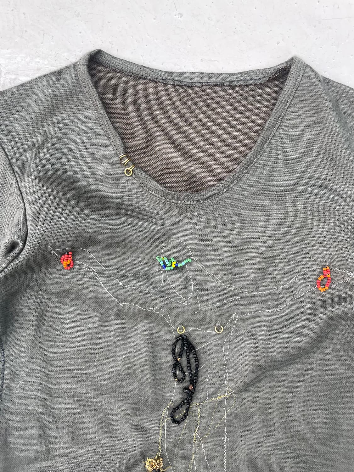 빈티지 핸드메이드 티셔츠 상품이미지4