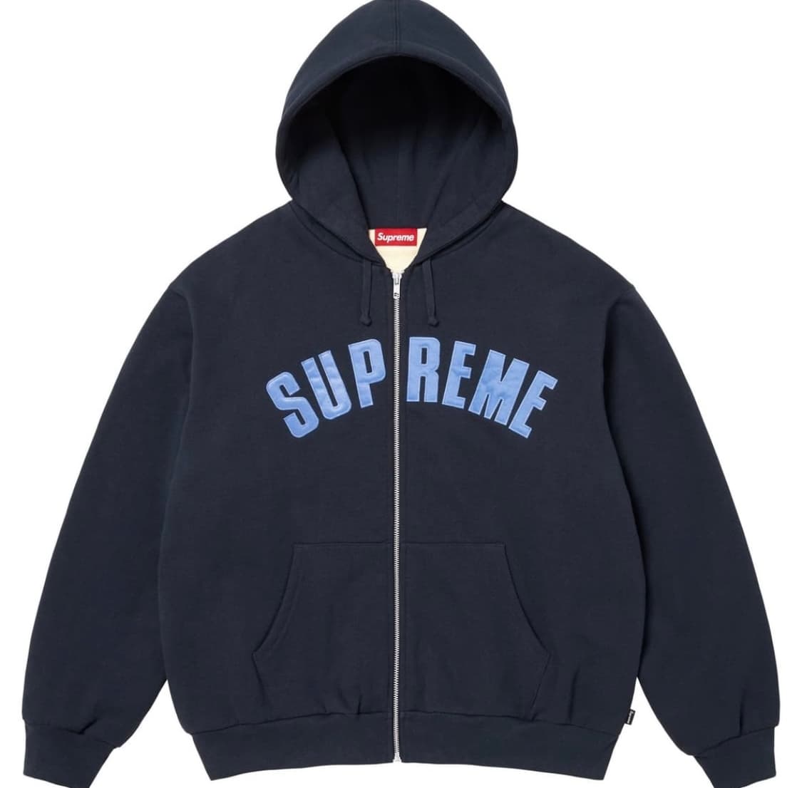 슈프림 아크 써멀 후드집업 네이비 XL 상품이미지1