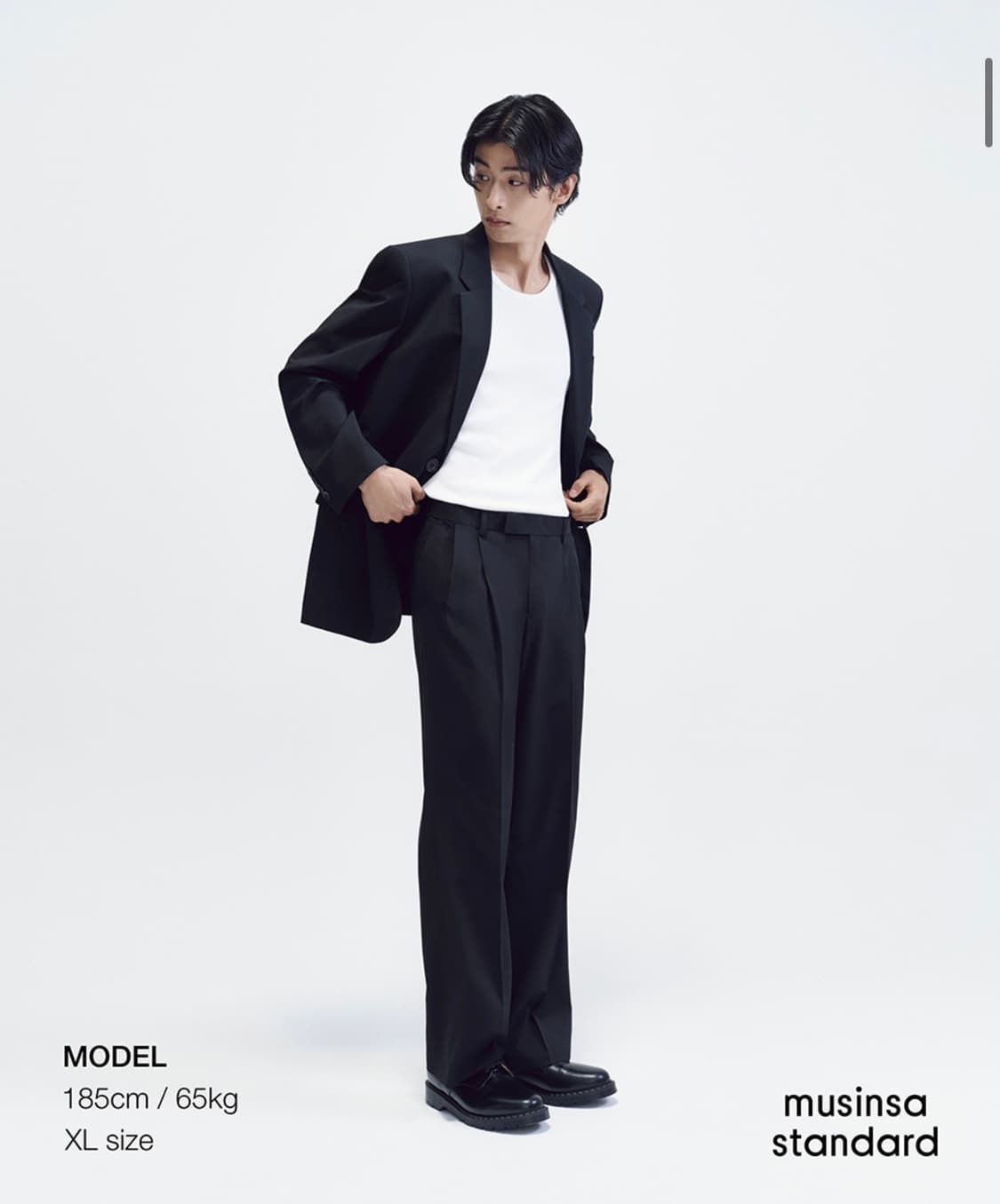 무탠다드 쿨탠다드 오버사이즈 블레이저/검정/2XL 상품이미지1