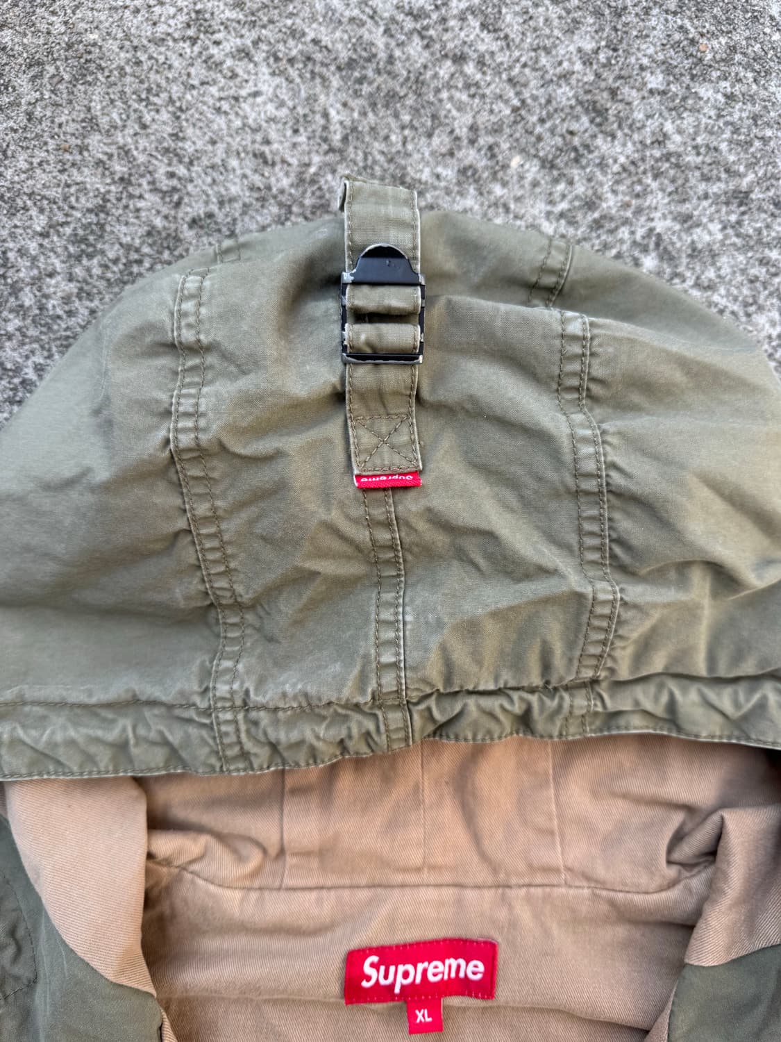 Fw11 슈프림 2-Tone 풀오버 파카 상품이미지4