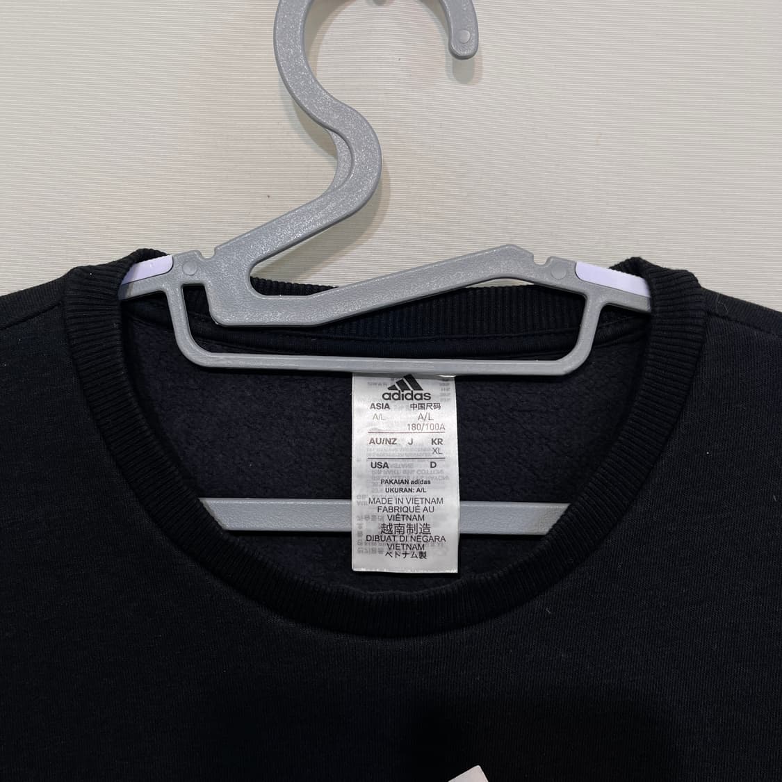 아디다스 남성 기모 맨투맨 XL 상품이미지2