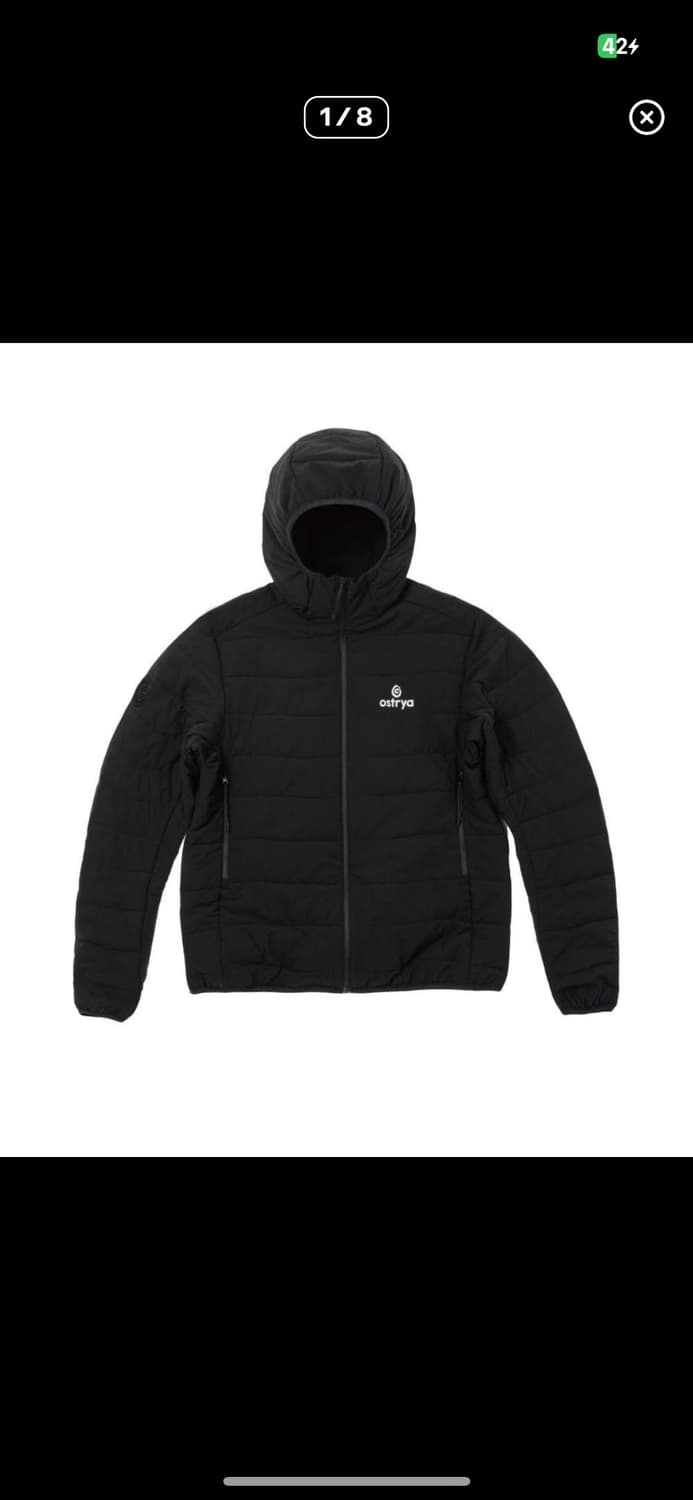 오스트리야 신세틱 샙우드 자켓 블랙 M 사이즈 새상품 상품이미지1