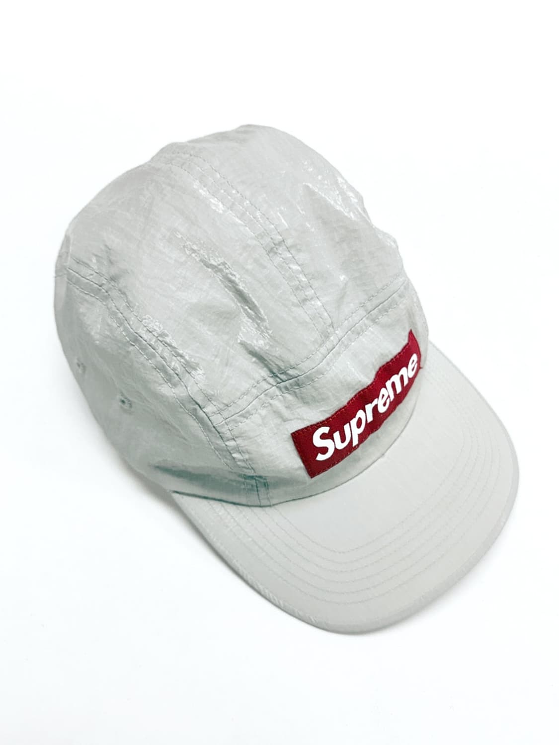 Supreme 글로스 립스탑 캠프캡 라이트그레이 -23fw 상품이미지1