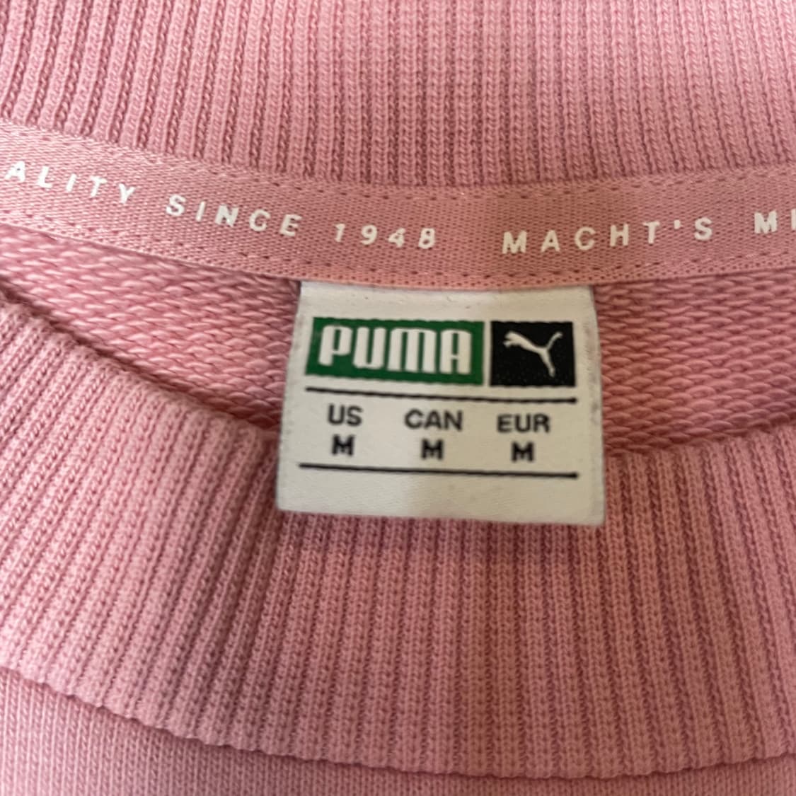 푸마 인디핑크 로고프린팅 맨투맨 M 상품이미지7