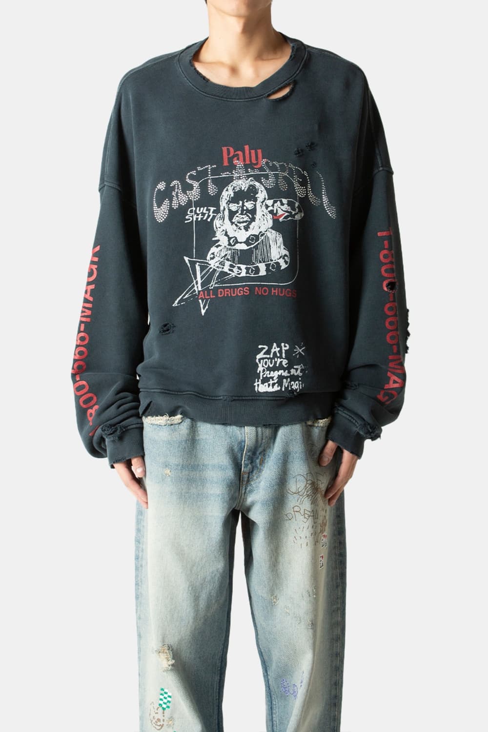 [XL] 팔리할리우드 크루넥 맨투맨 상품이미지5