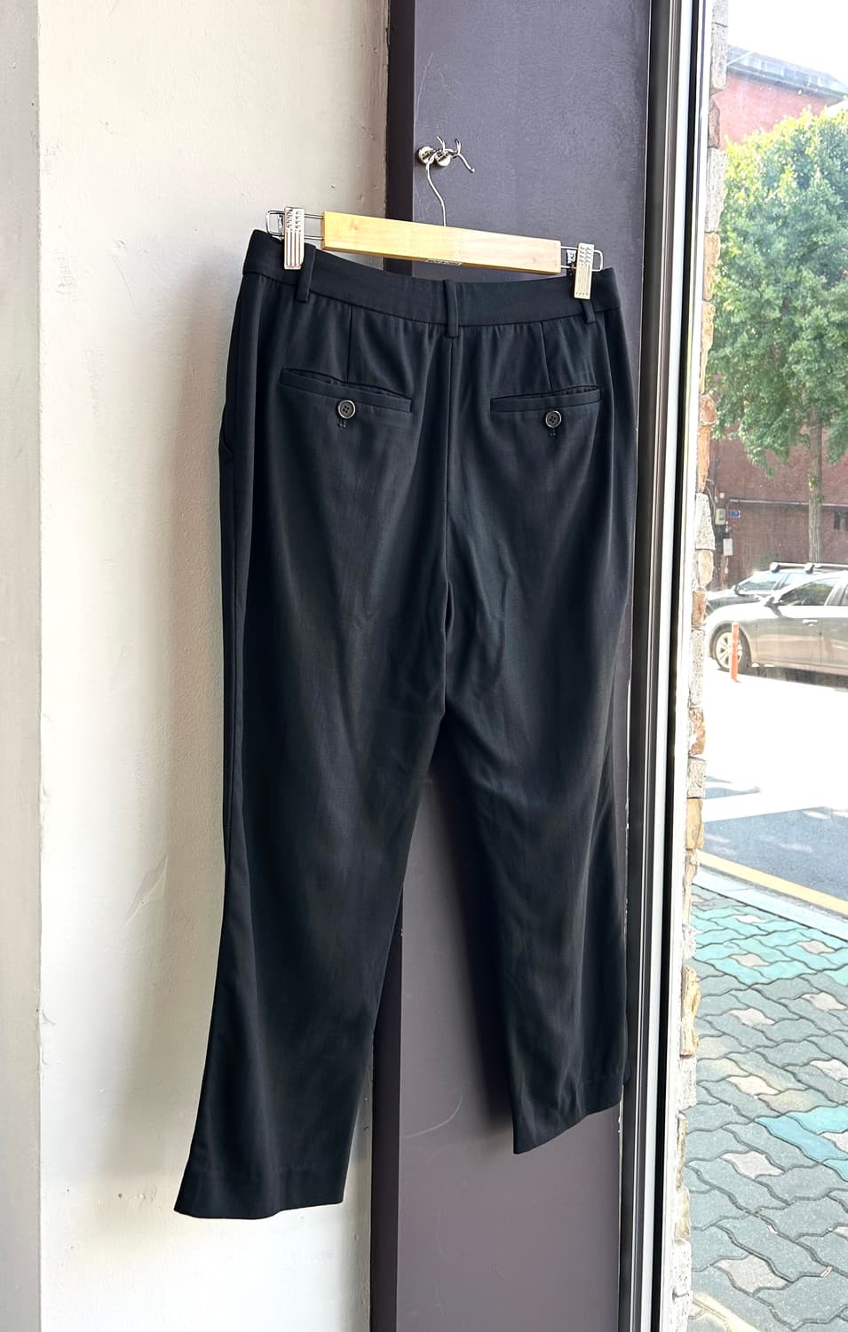 0/ 띠어리 블랙 슬림 슬랙스 상품이미지7