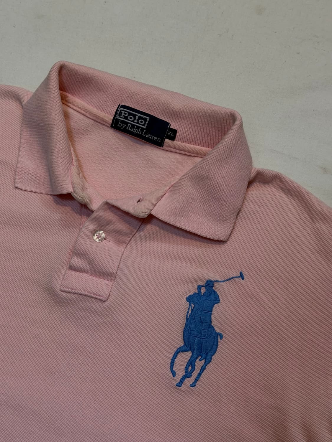 폴로 랄프로렌 빅포니 치프키프 카라티 핑크 블루 상품이미지2