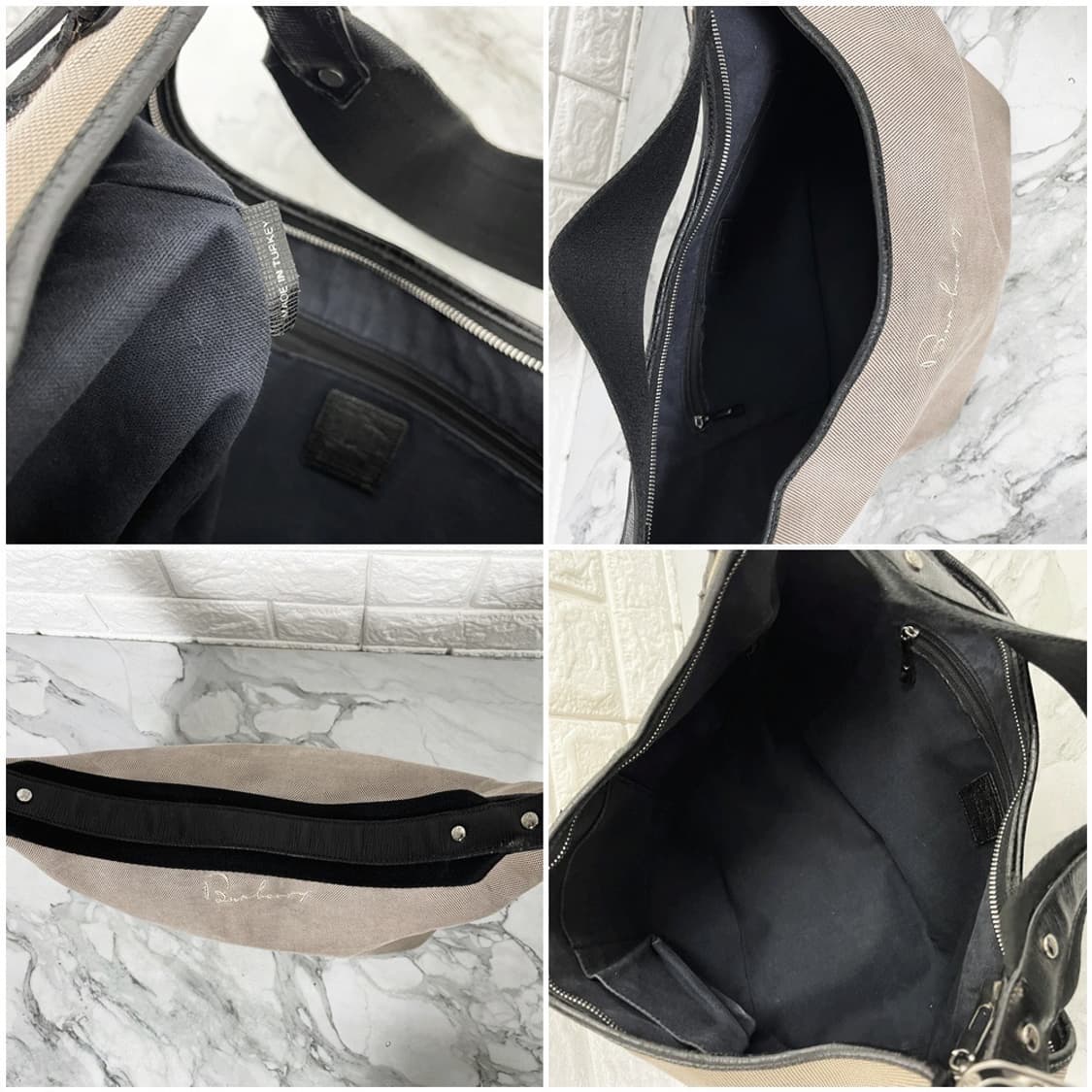 Burberry 페브릭 레더 여성 숄더백 상품이미지6