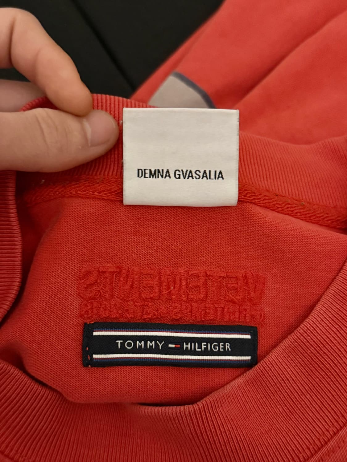 베트멍 타미힐피거 18ss 워싱 롱 슬리브 상품이미지6