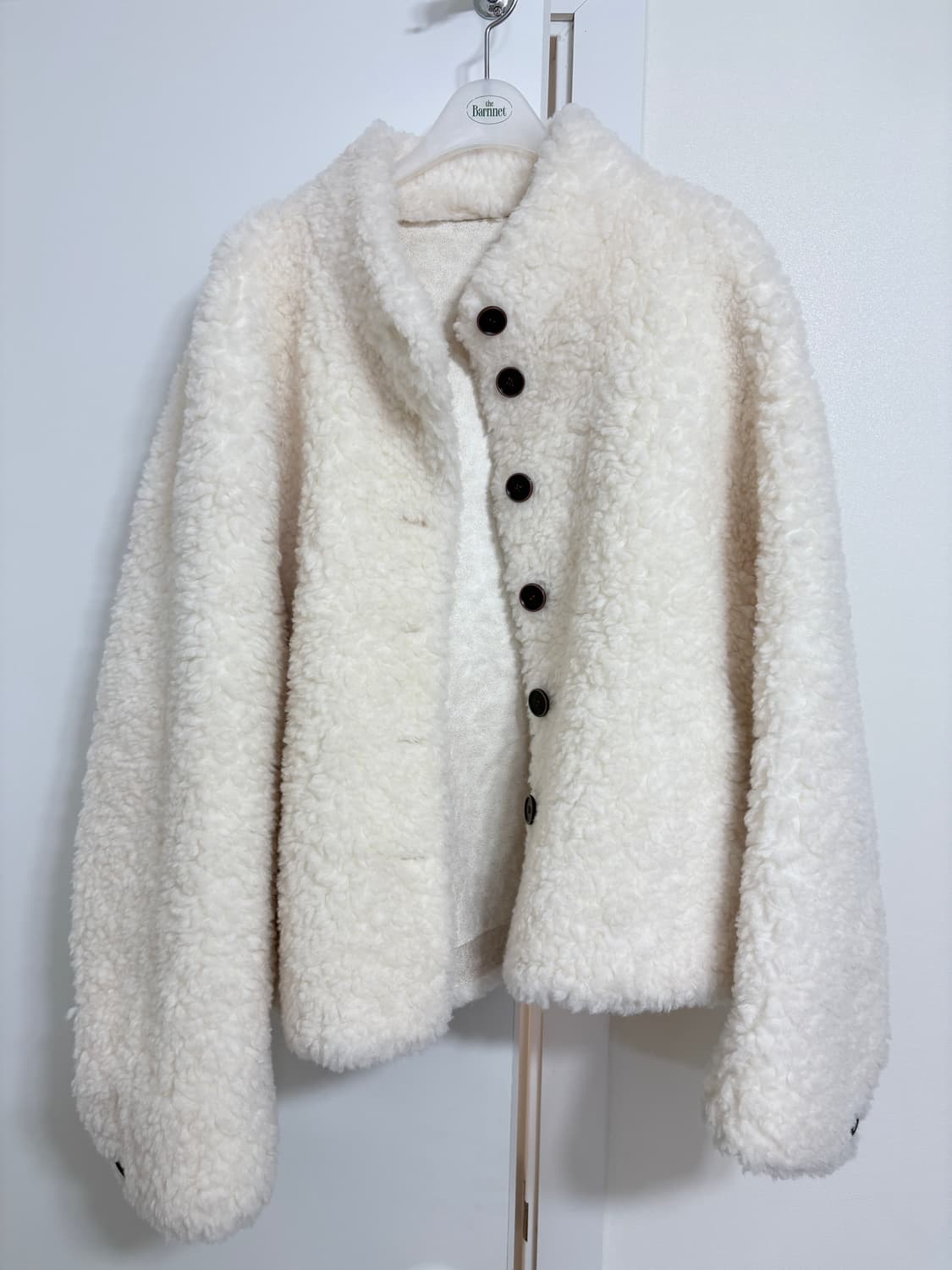 데일리룩 양털시어링자켓 울100% 상품이미지1