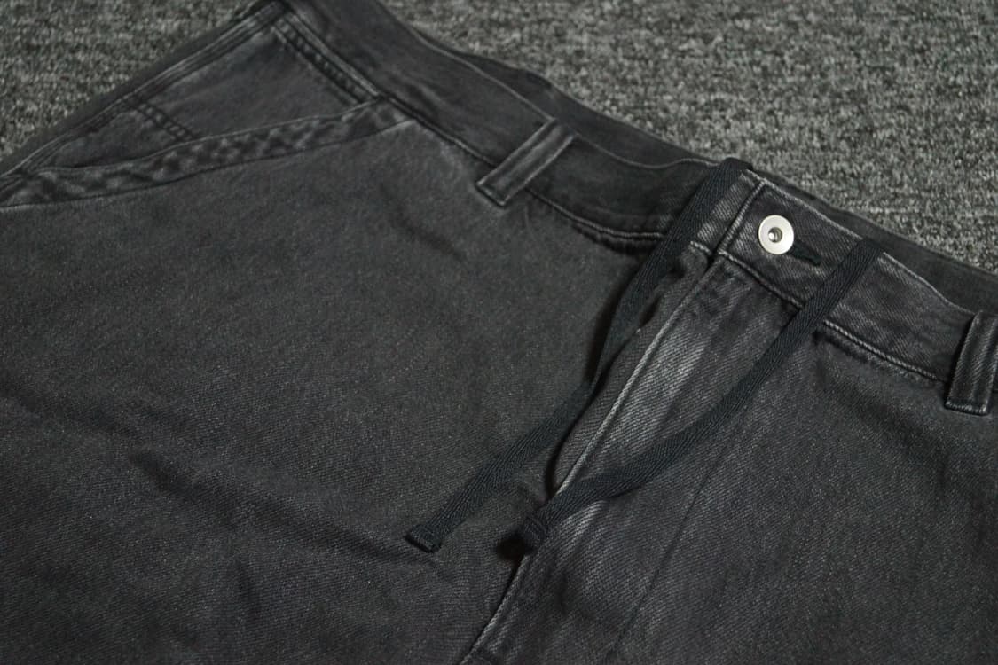 (4XL) 유니클로 데님 워크 쇼트 팬츠 다크그레이 상품이미지2