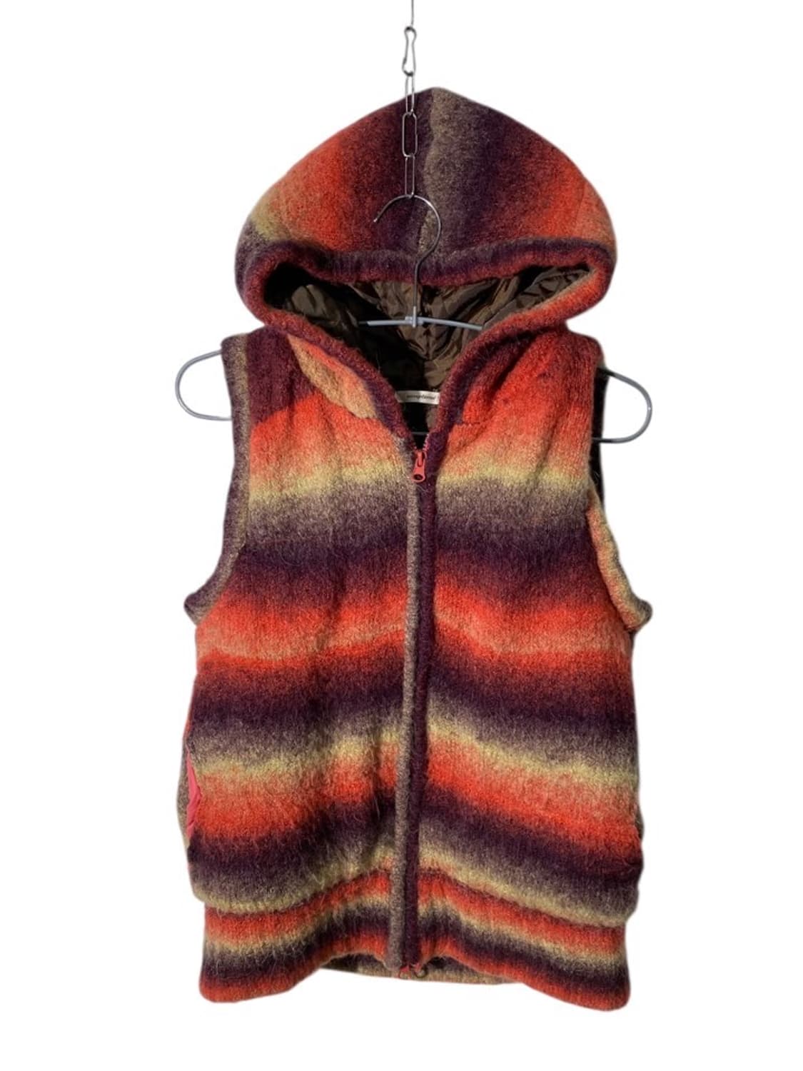 simplicite 니트 후드 베스트 상품이미지1