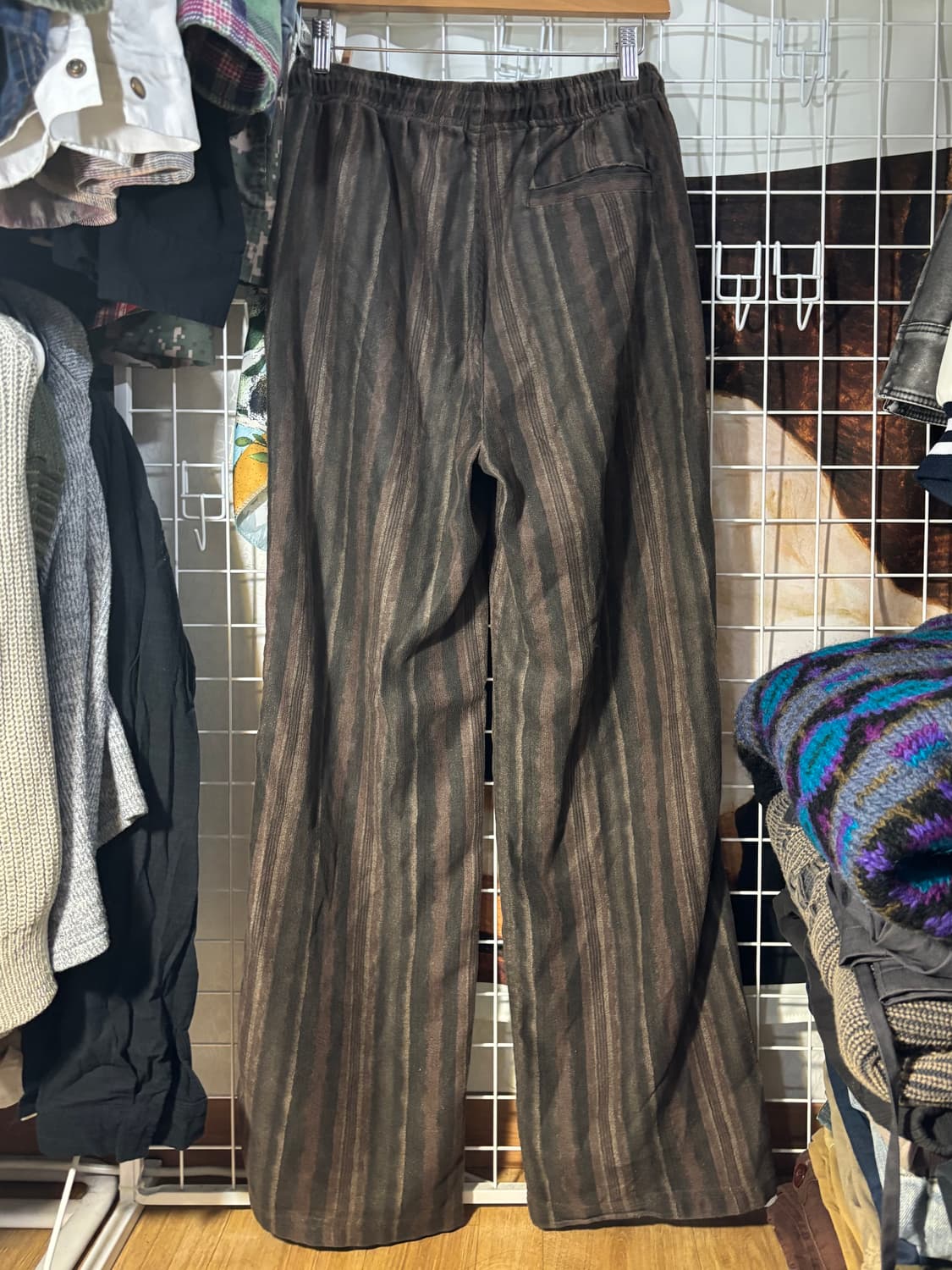 앤더슨벨 프리몬트 에스닉 트랙팬츠 브라운 M 상품이미지4