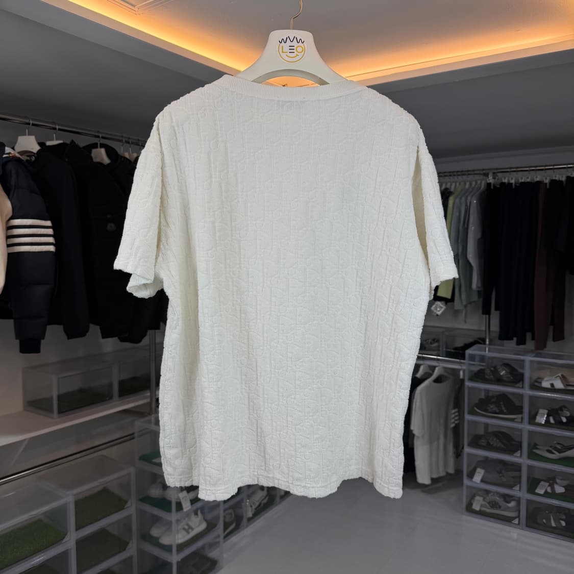 [리오브] 디올 오블리크 테리 반팔 상품이미지2