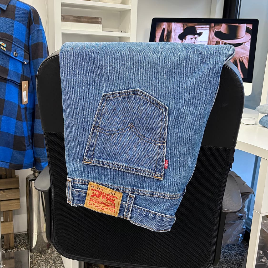 리바이스 505 빅사이즈 데님 팬츠 (42) 상품이미지1