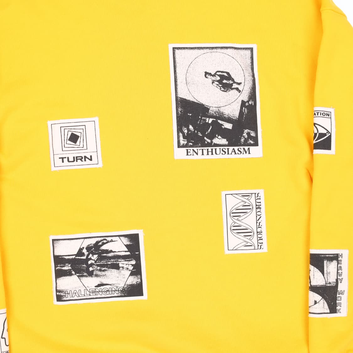 [95] 지오송지오 사이드지퍼 패치 긴팔 맨투맨 티셔츠 N6884 상품이미지5