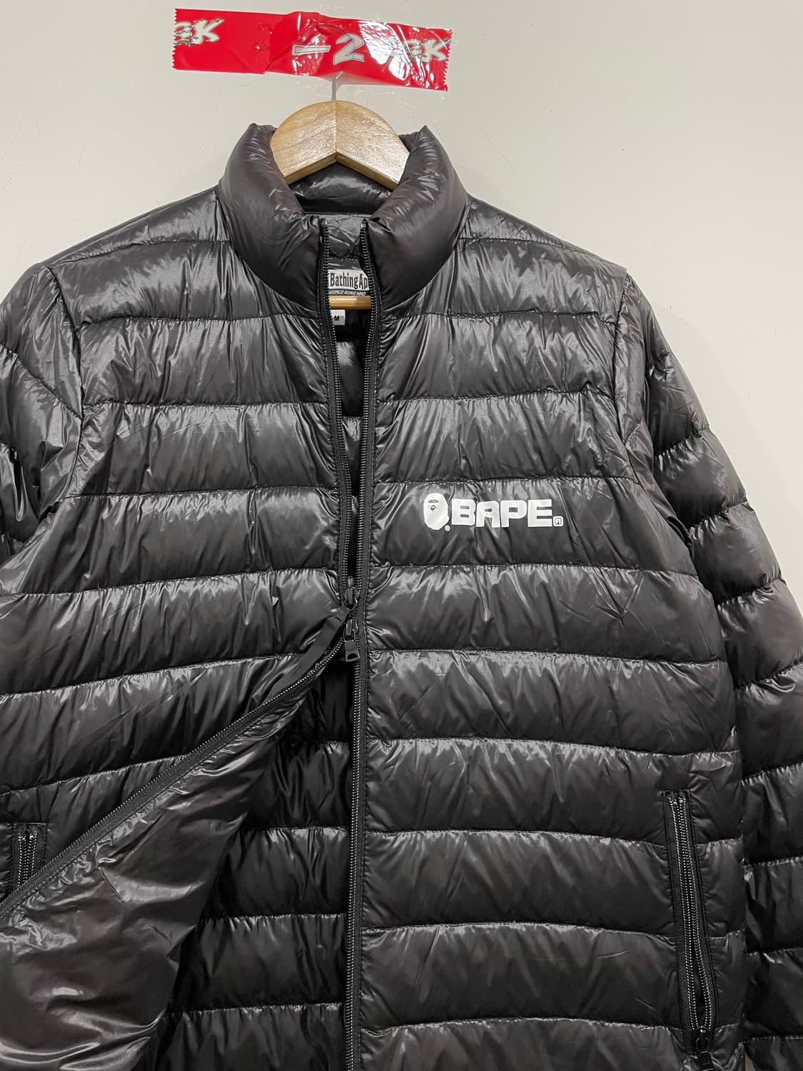 (빈티지)레어 Bape 베이프 투웨이 경량패딩 상품이미지6