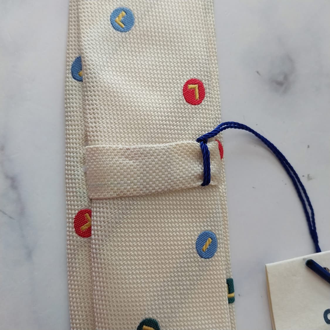 질스튜어트 실크 도트 패턴 넥타이 5.6cm S등급 새상품 K2402 상품이미지7