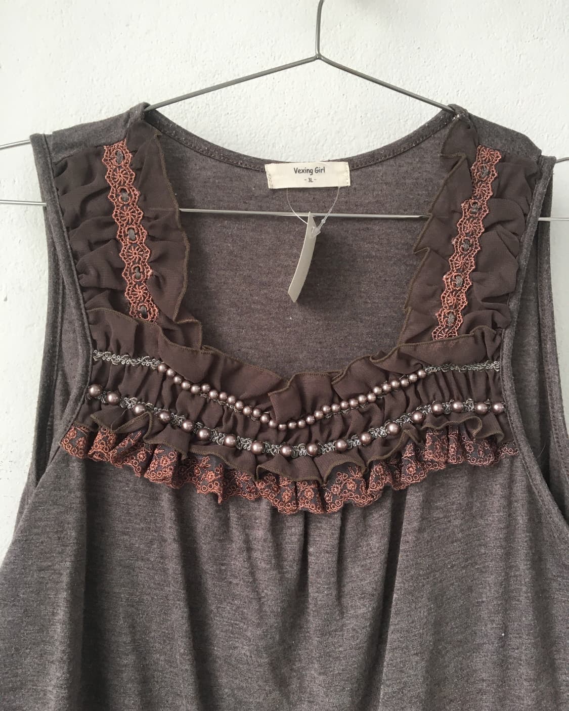 Lace point sleeveless 상품이미지3
