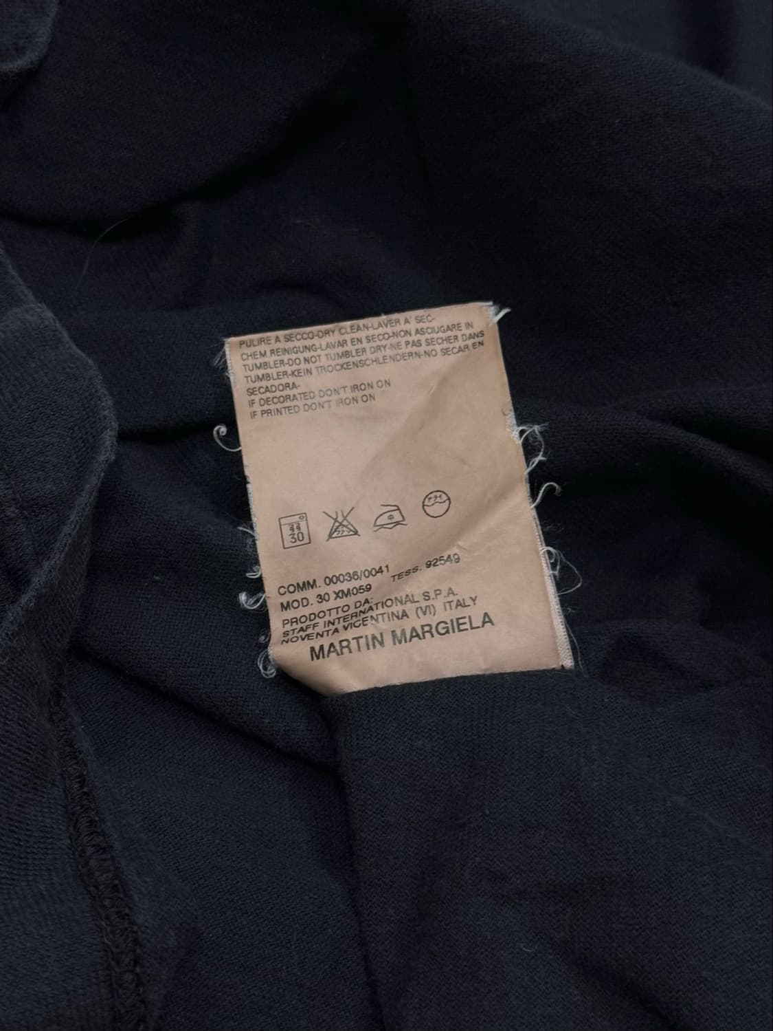 마르지엘라 트위스티드 브이넥 블랭크 티셔츠 상품이미지10