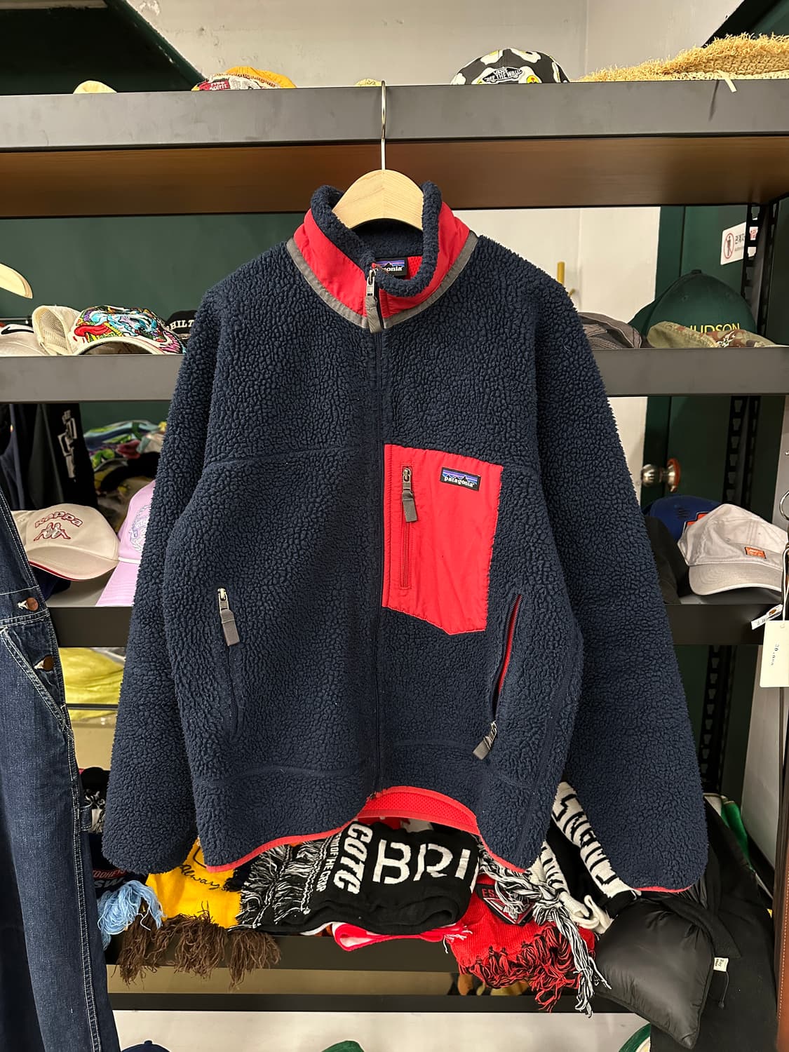 파타고니아) 네이비 컬러 후리스 M 상품이미지2