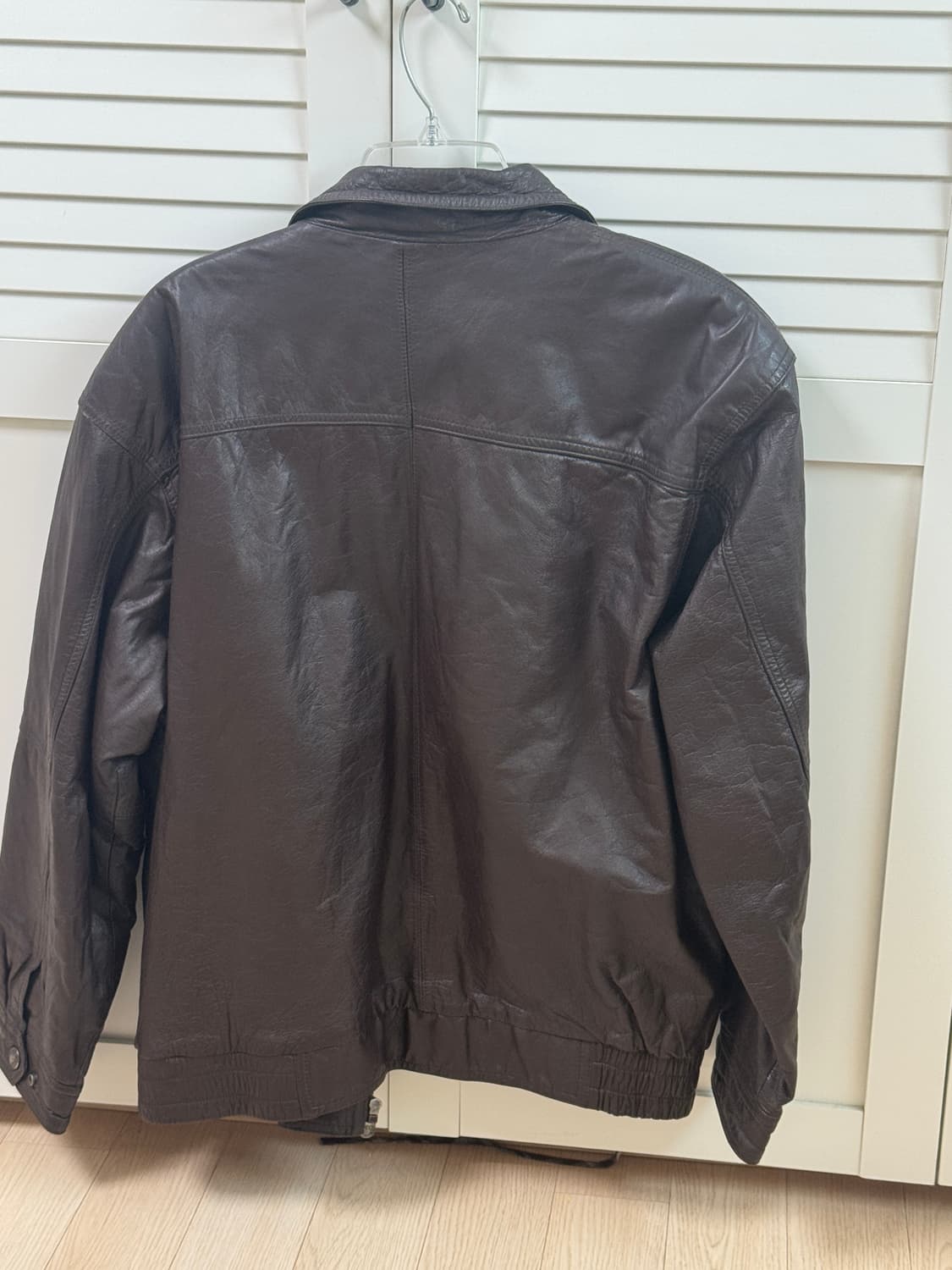 리얼레더 빈티지 봄버 자켓 상품이미지3