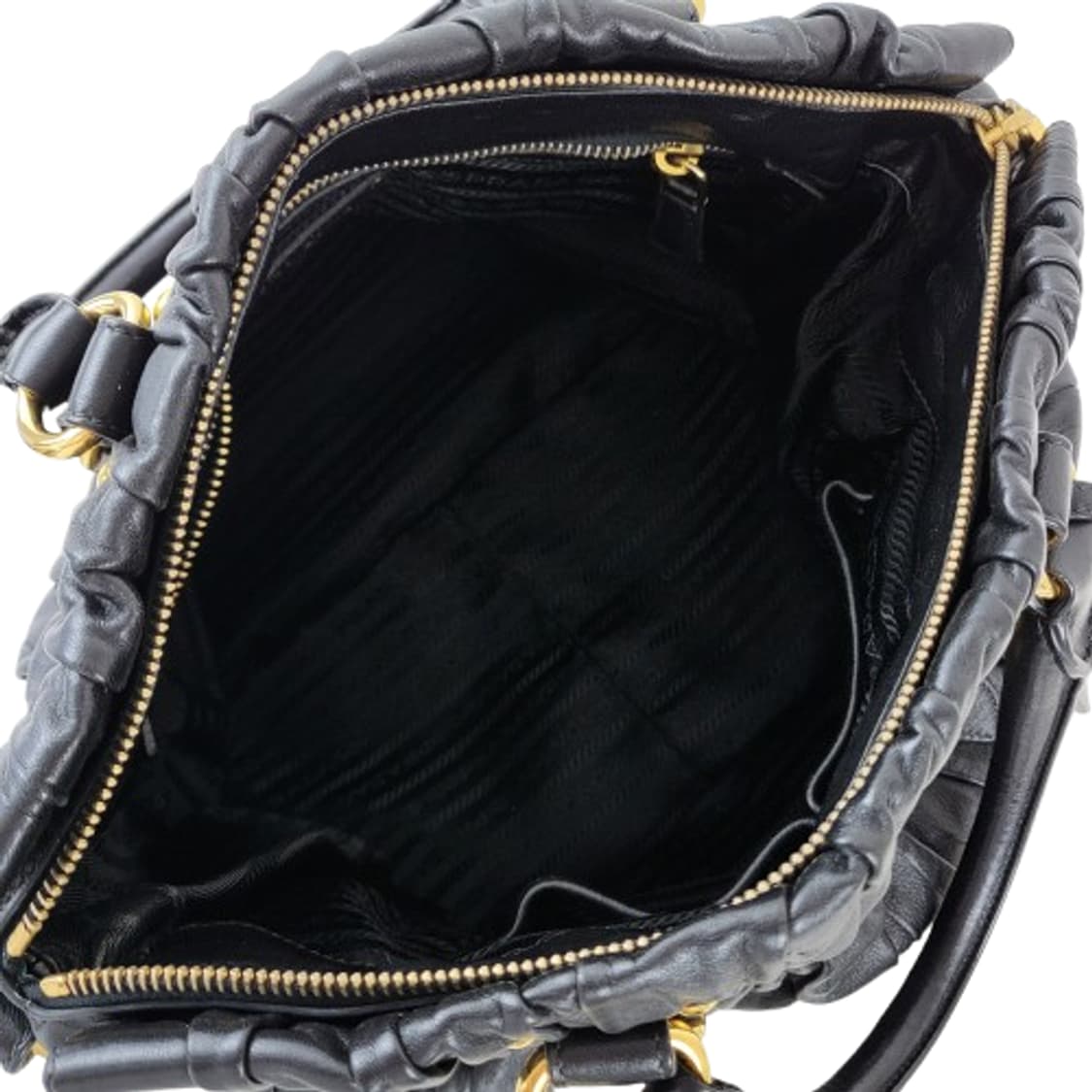 정품 프라다 클래식 고프레 램스킨 2-WAY 백 상품이미지10