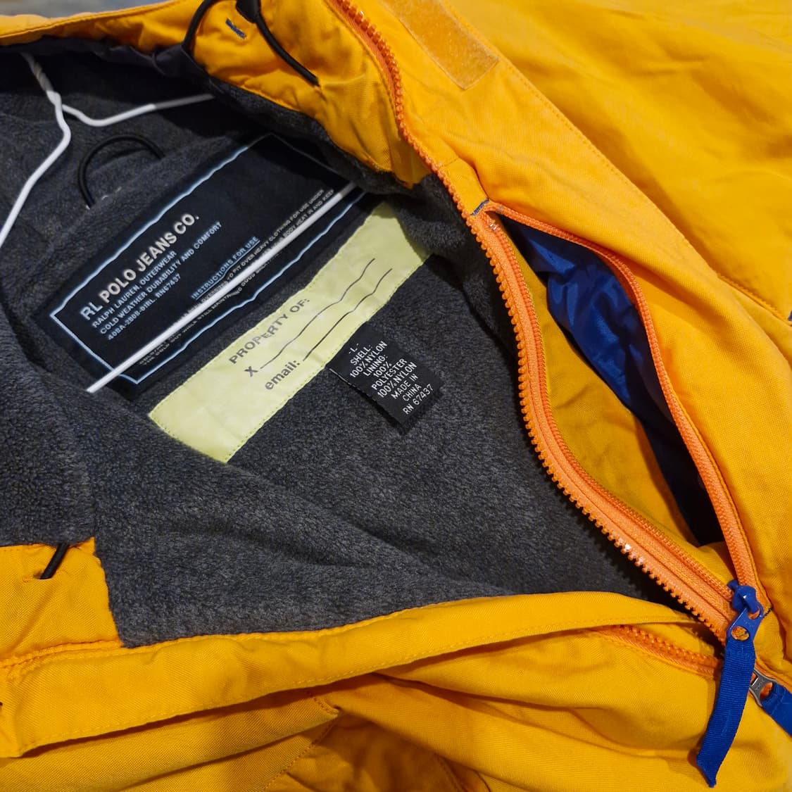 폴로 진 후드 패딩 점퍼 L 상품이미지4