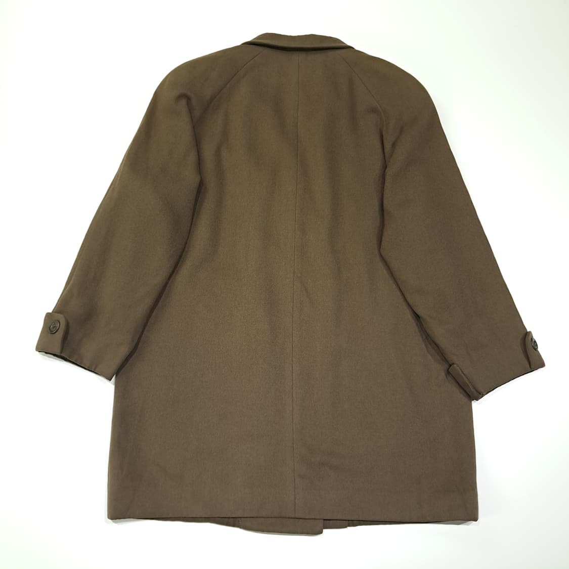 CN994W XL 버버리 빈티지브라운 오버핏 울코트 상품이미지9