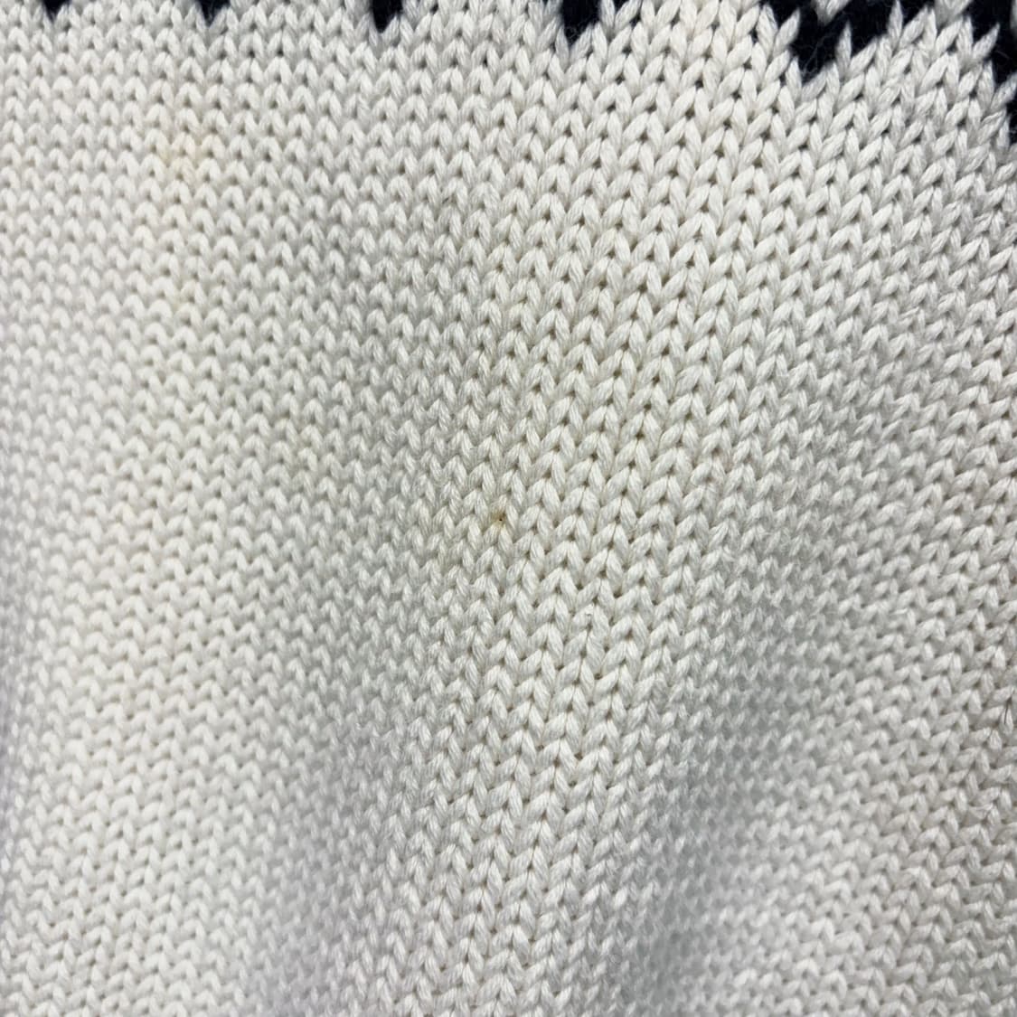 랄프로렌 하이넥 긴팔 숏 니트 블랙 페어아일 노르딕 패턴 디테일 아이보리 상품이미지9