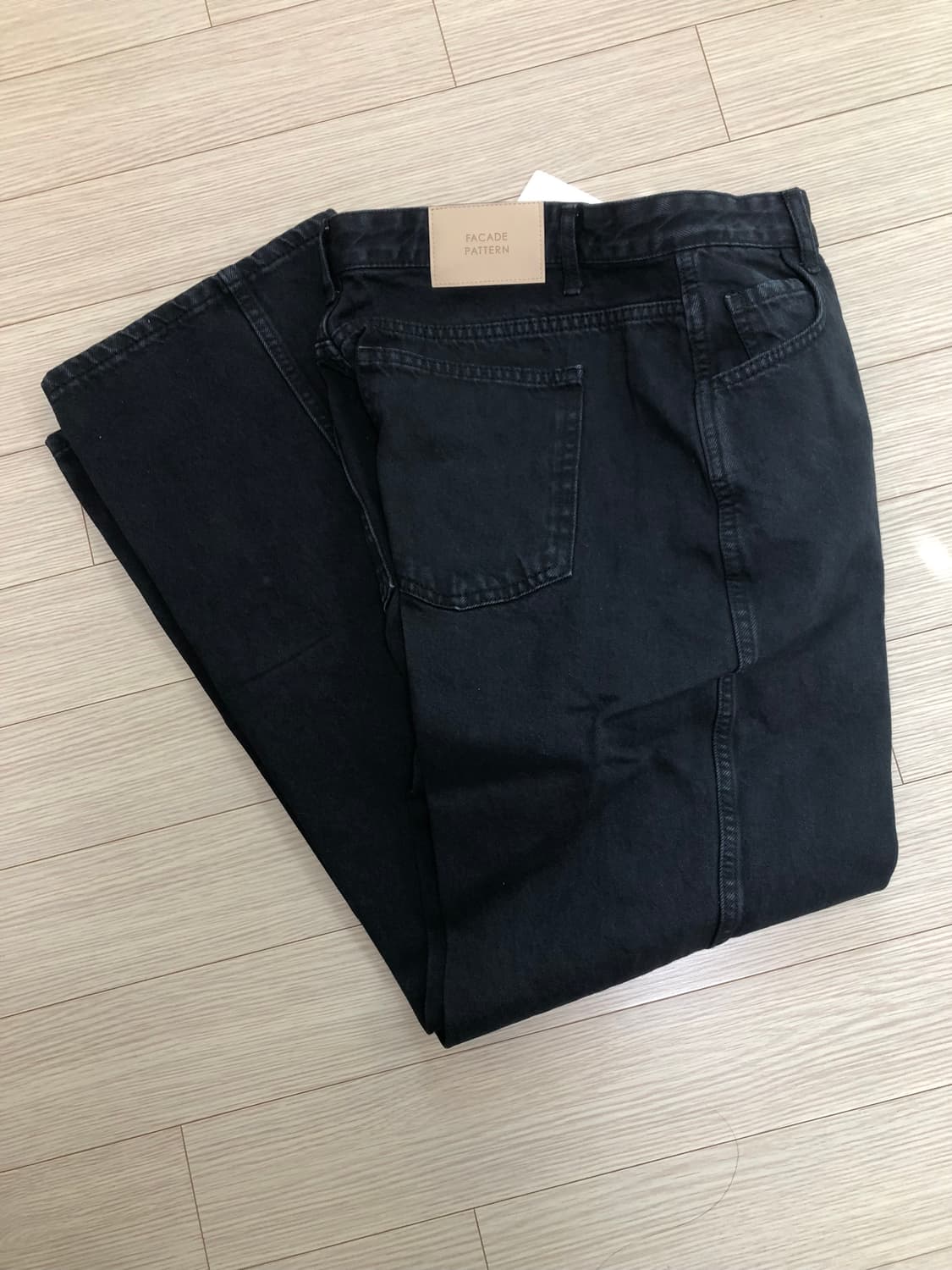 새상품 M 파사드패턴 클래식데님 빈티지블랙 상품이미지7