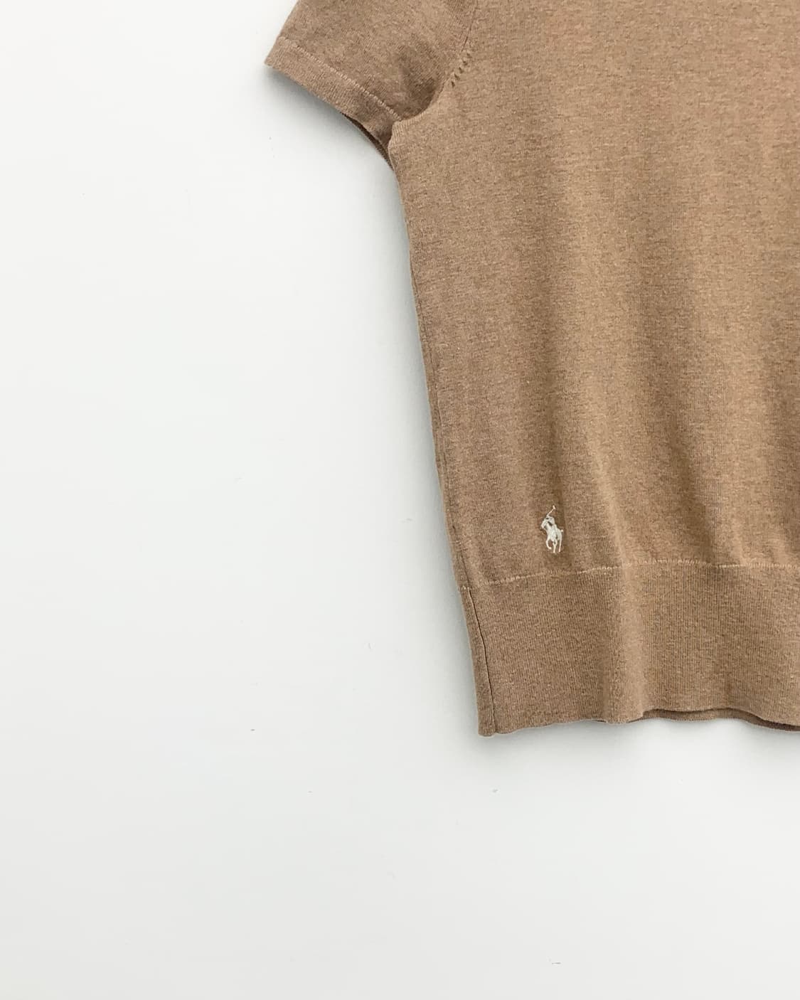 폴로 랄프로렌 라이트브라운 화이트포니 하프티 상품이미지4