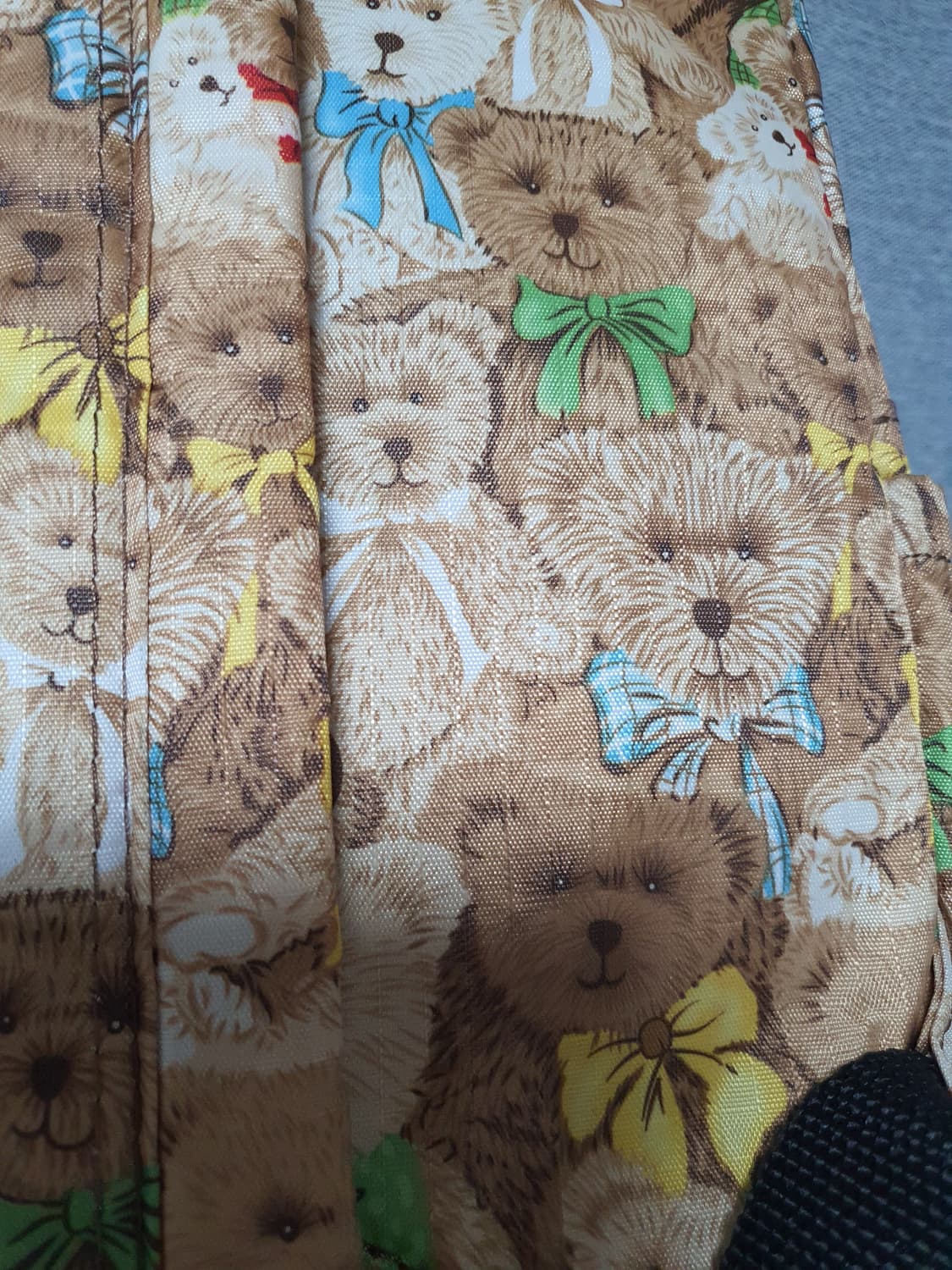 쌈지 테디베어 곰돌이 패턴 백팩 S~M  상품이미지6